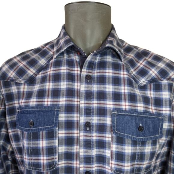 Buffalo David Bitton Button Down Long Sleeve Shirt - Picture 2 of 10